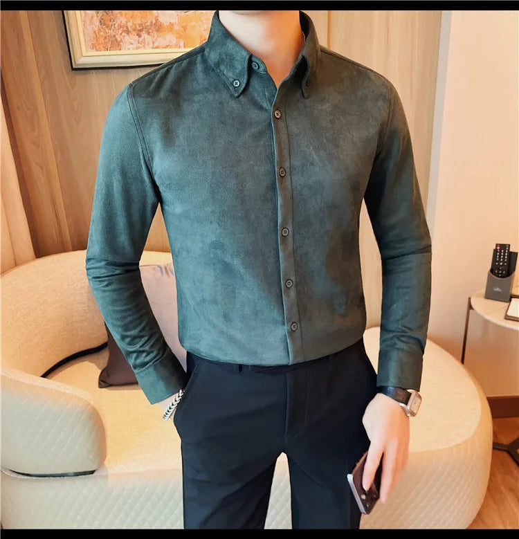 Men's Slim Fit Casual Dress Shirt 2023.