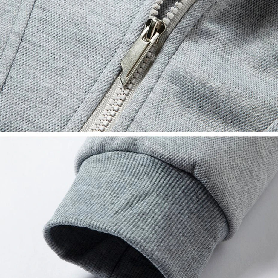 Men’s Half-Zip Stand Collar Sweatshirt