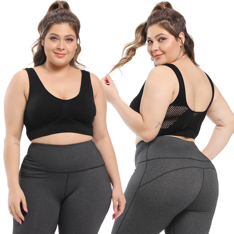 Women's Padded Athletic Sports Bra – High-Impact Running, Training & Gym Top
