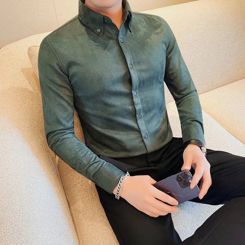 Men's Slim Fit Casual Dress Shirt 2023.