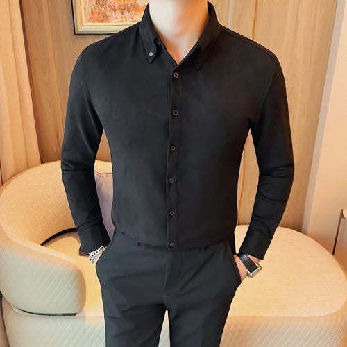 Men's Slim Fit Casual Dress Shirt 2023.