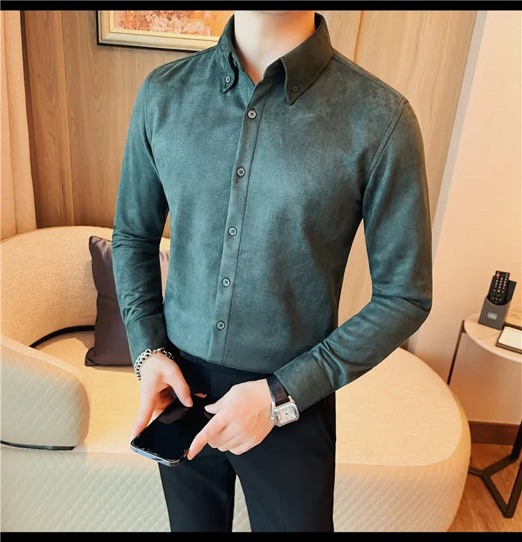 Men's Slim Fit Casual Dress Shirt 2023.
