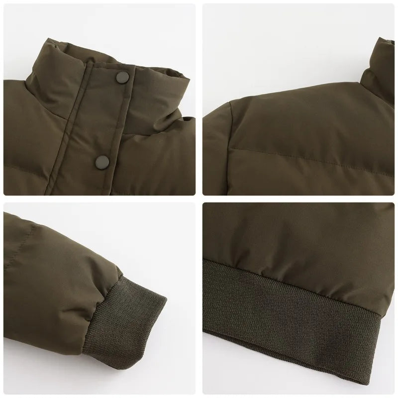 Women's Cozy High-Neck Zip-Up Jacket