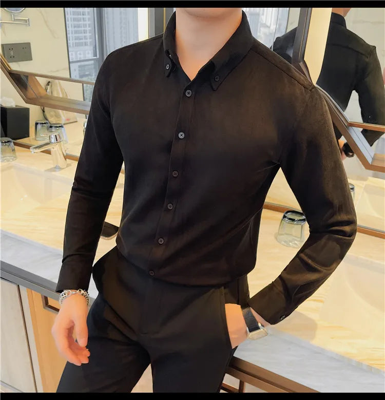 Men's Slim Fit Casual Dress Shirt 2023.