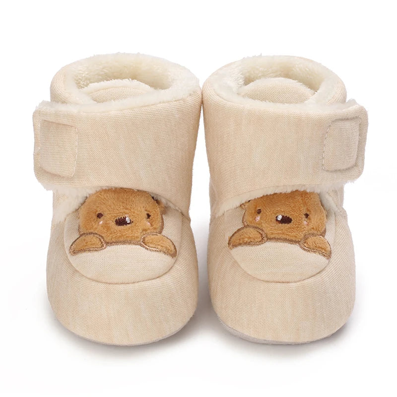 Soft Cartoon Cotton Toddler shoes First Walker Shoes for Newborns