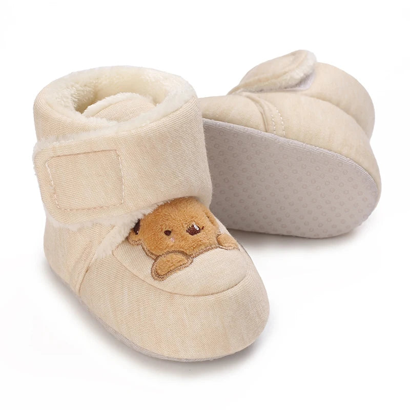 Soft Cartoon Cotton Toddler shoes First Walker Shoes for Newborns