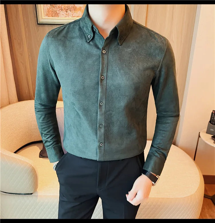 Men's Slim Fit Casual Dress Shirt 2023.