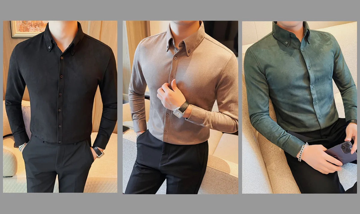 Men's Slim Fit Casual Dress Shirt 2023.