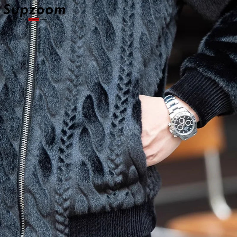 Men's Winter Fur Collar Jacket