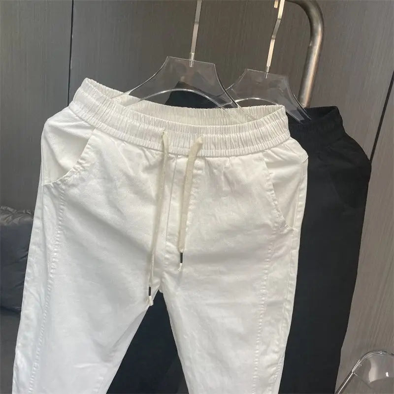 Men's Summer Harem Trousers – Lightweight Relaxed Fit Street Style Pants